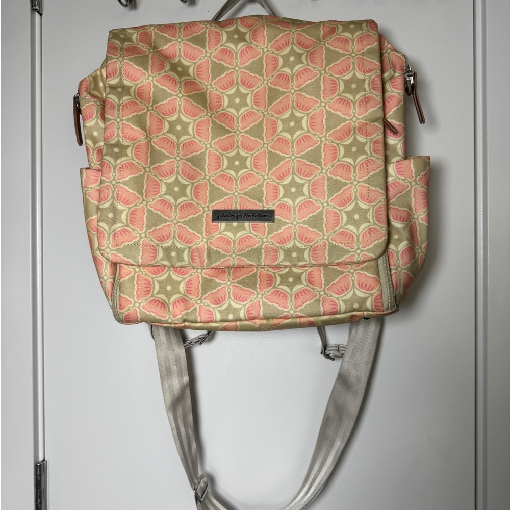 Petunia Pickle Bottom Boxy Backpack in the "Blooming Brixham"